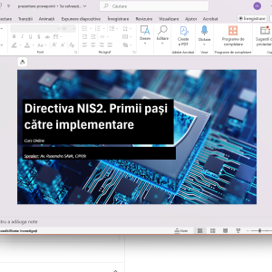 Curs Online Directiva NIS2. Primii pași către implementare