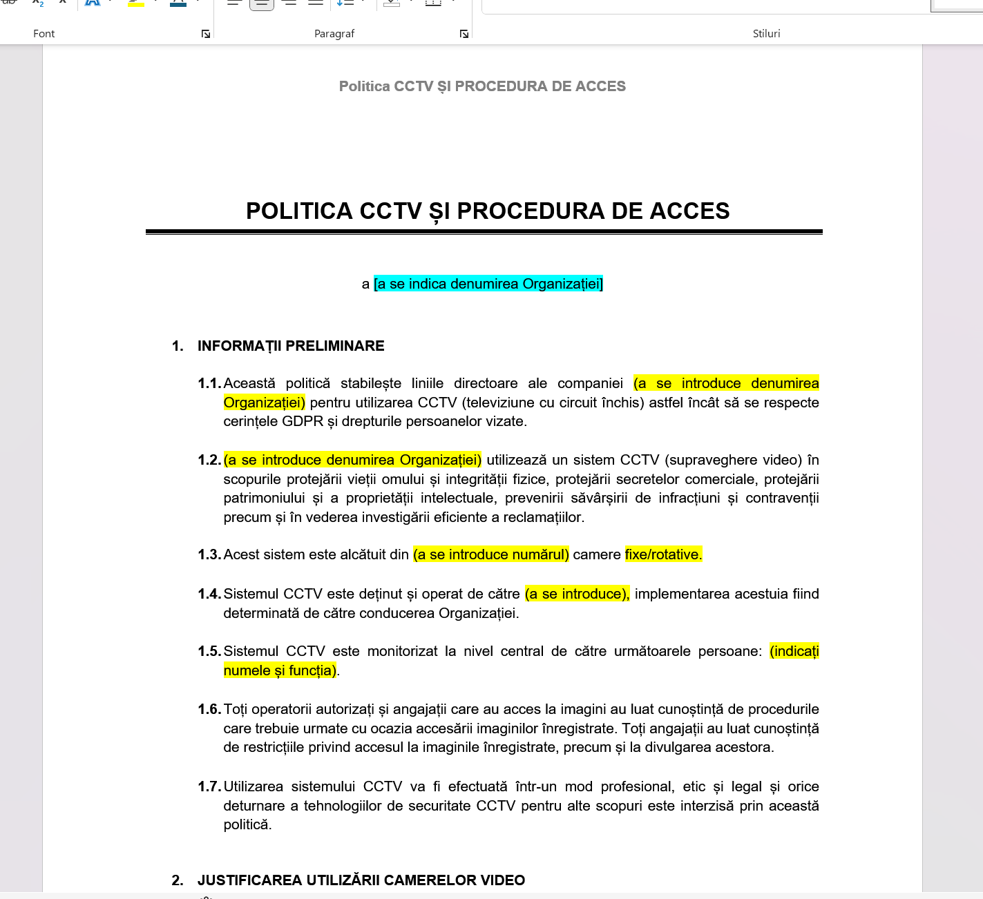 KIT GDPR - Camere CCTV la locul de muncă - imagine 4