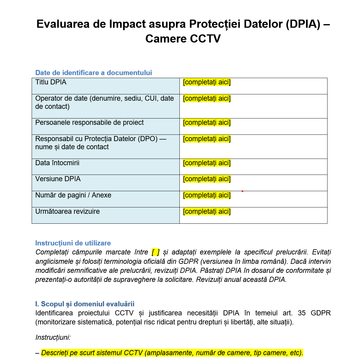 KIT GDPR - Camere CCTV la locul de muncă - imagine 3