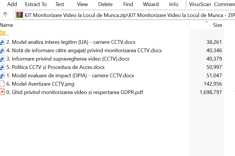 KIT GDPR - Camere CCTV la locul de muncă - imagine 2